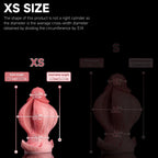 Oieffur Fissure Fantasy Stroker petal-textured platinum silicone dildo with detailed surface, designed for realistic sensations.