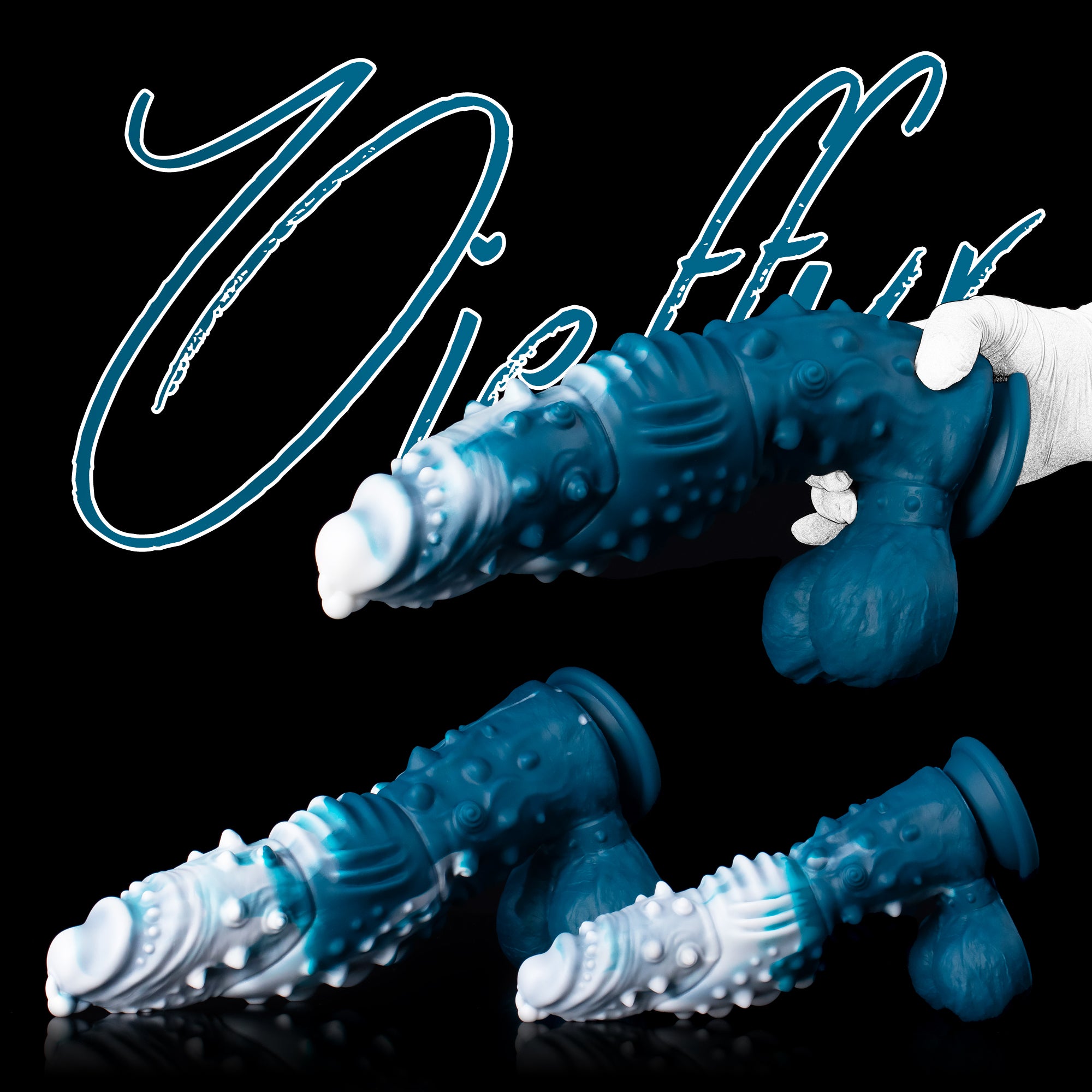 Godemichet monstre en silicone Koopa - Design avec ventouse, différentes tailles disponibles Image secondaire du produit