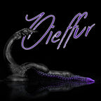 Oieffur Twin Fantasy double-ended dildo with alien tentacle design, featuring detailed textured silicone for versatile pleasure.