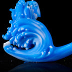 Oieffur Wave Fantasy Anal Plug, prostate stimulating anal toy with wave design for enhanced pleasure and comfortable fit.