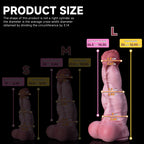 Realistic Horse Spirit Dildo adult toy by Oieffur, showing detailed, life-like design with textured surface and realistic shape.