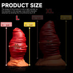 Oieffur Fantasy Dildo mirror anal plug designed to mimic anal prolapse for realistic expansion and stimulation.
