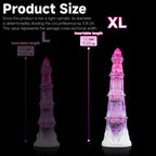 Oieffur The Bloom-Parasite fantasy dildo designed for deep prostate and G-spot stimulation, featuring an intricate, textured design.