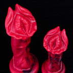 Oieffur Red Rock Turtle fantasy dildo made of high-quality silicone, featuring a red dragon design and realistic texture.